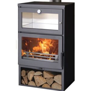 PANADERO Poêle à bois 7,1 kW - Bûches
