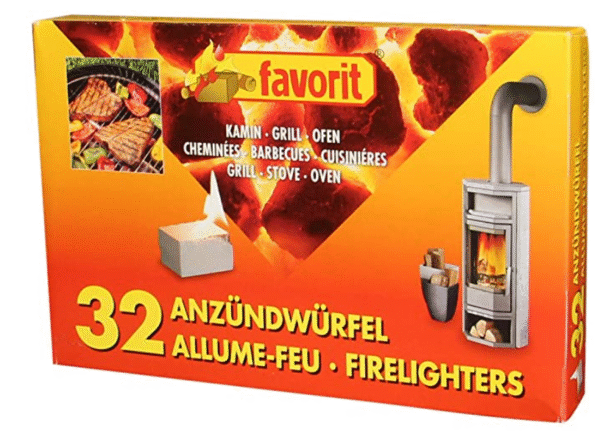 Favorit 1250 Paquet de 32 cubes d'allumage